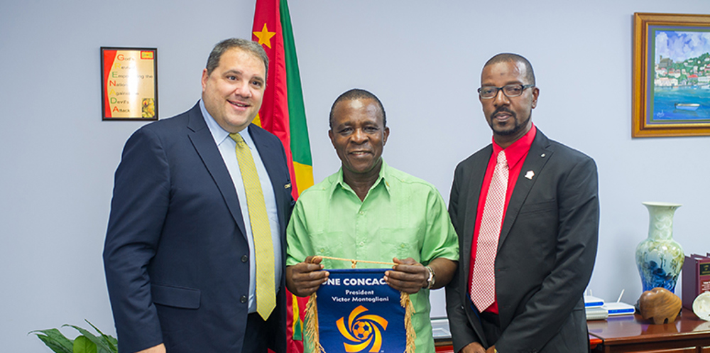 CONCACAF President visits Grenada Football Association