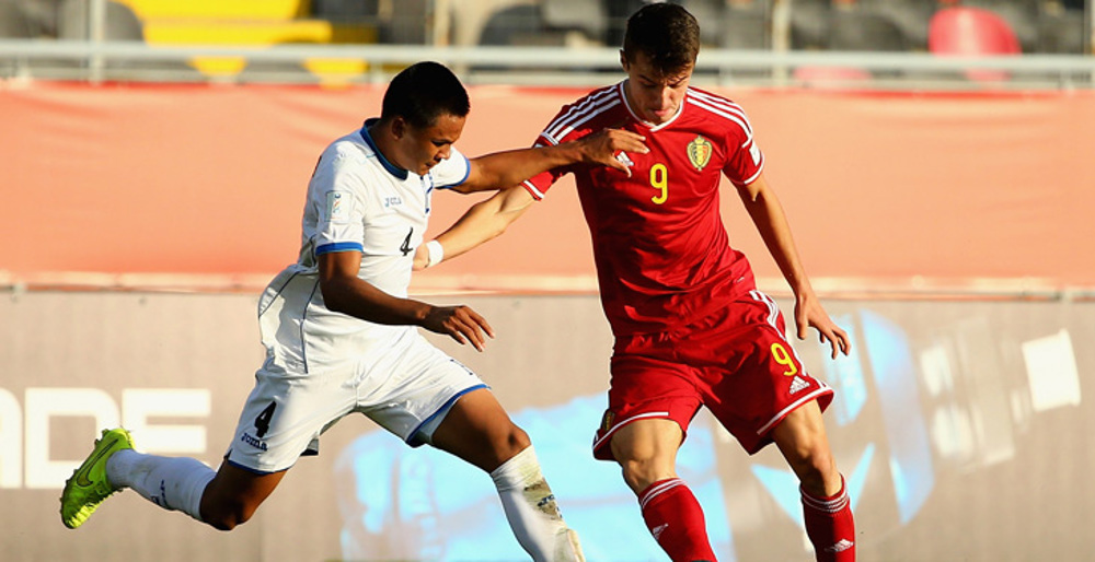 Honduras cayó ante Bélgica en el Mundial Sub-17